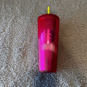 Starbucks 2023 Summer Plated Magenta Venti Tumbler